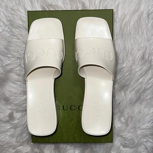 Gucci rubber sandals